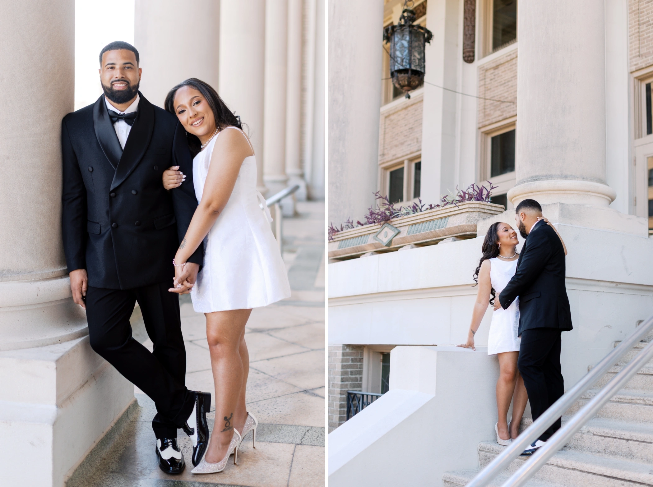 17 hotel bentley porch columns portrait