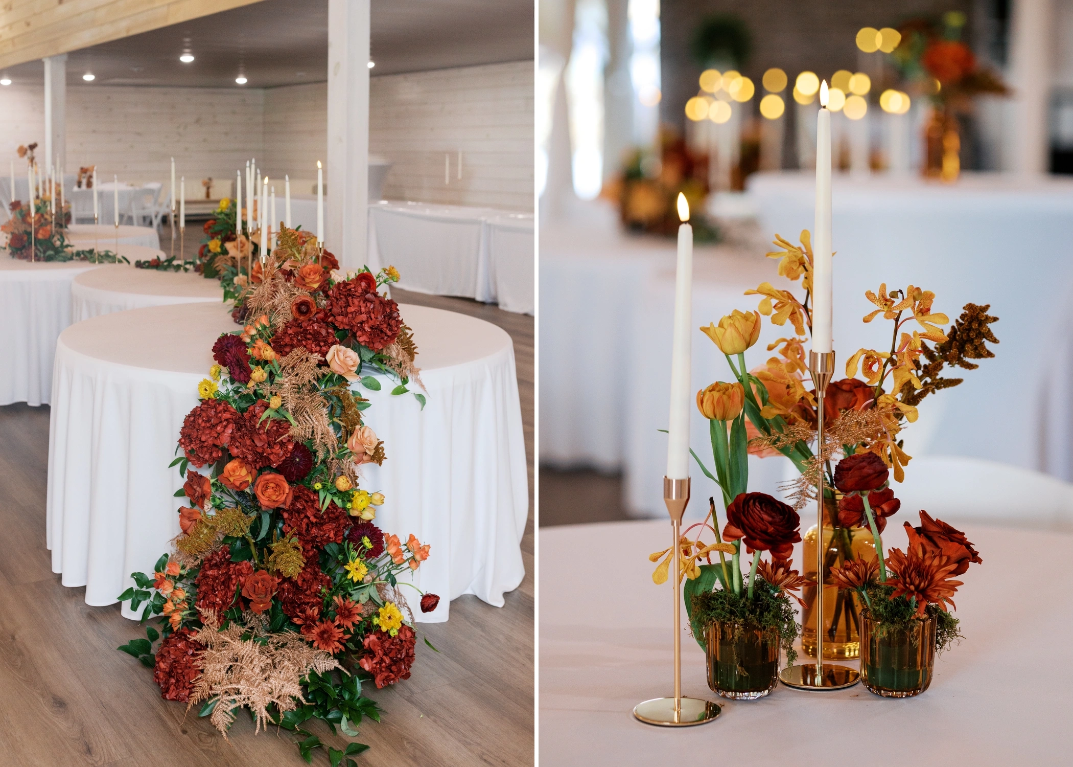 fall wedding flower cascades 20 1