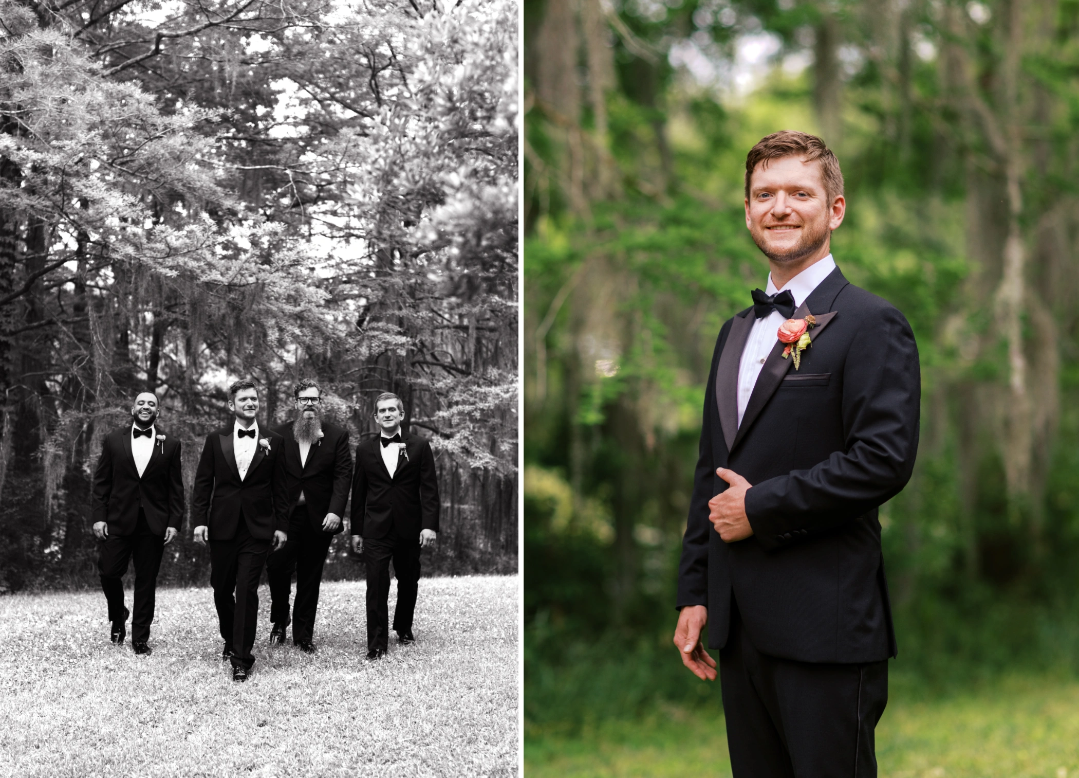 18 groomsmen casual portrait vermilionville