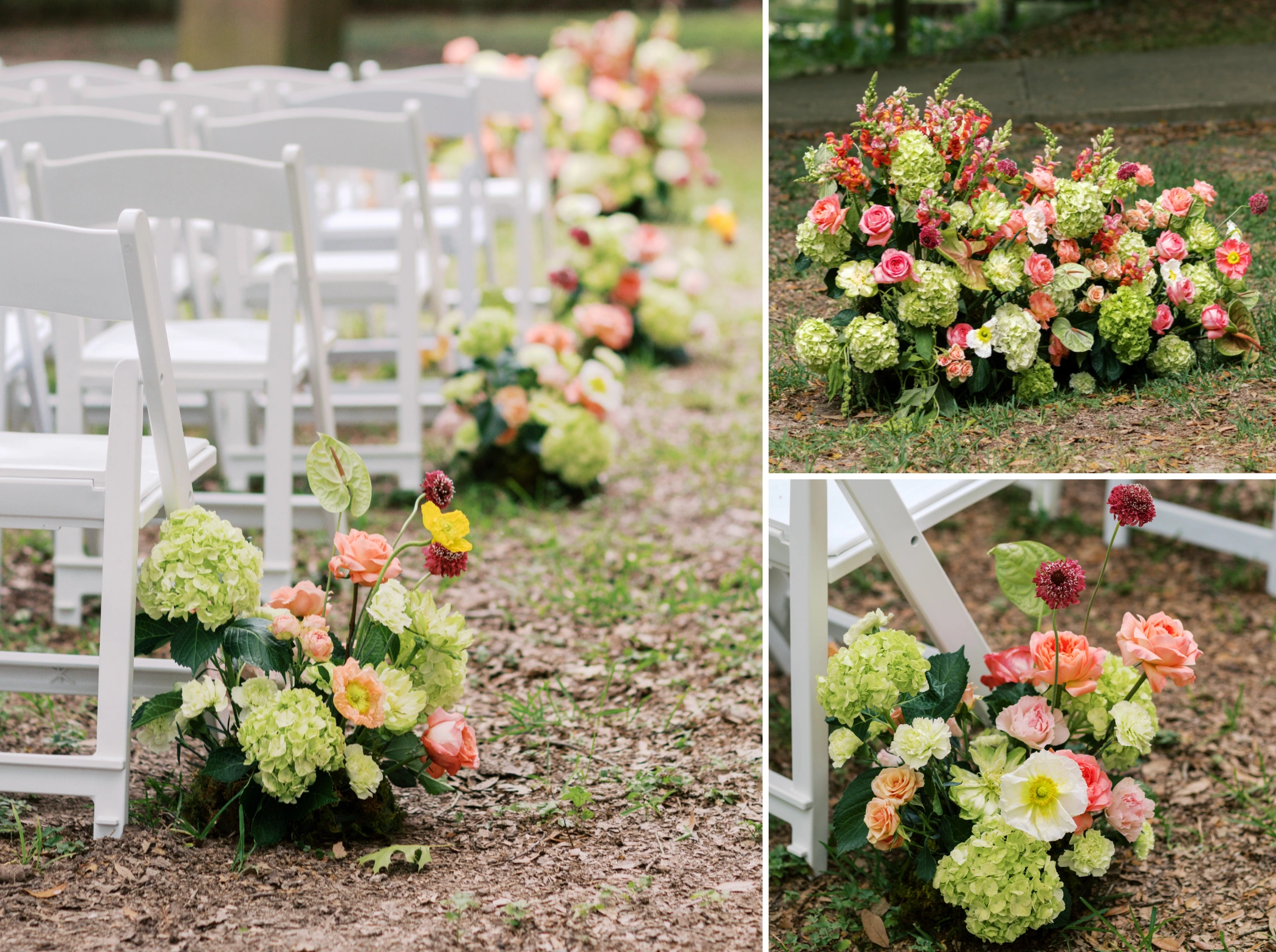 19 root floral co ceremony arrangements