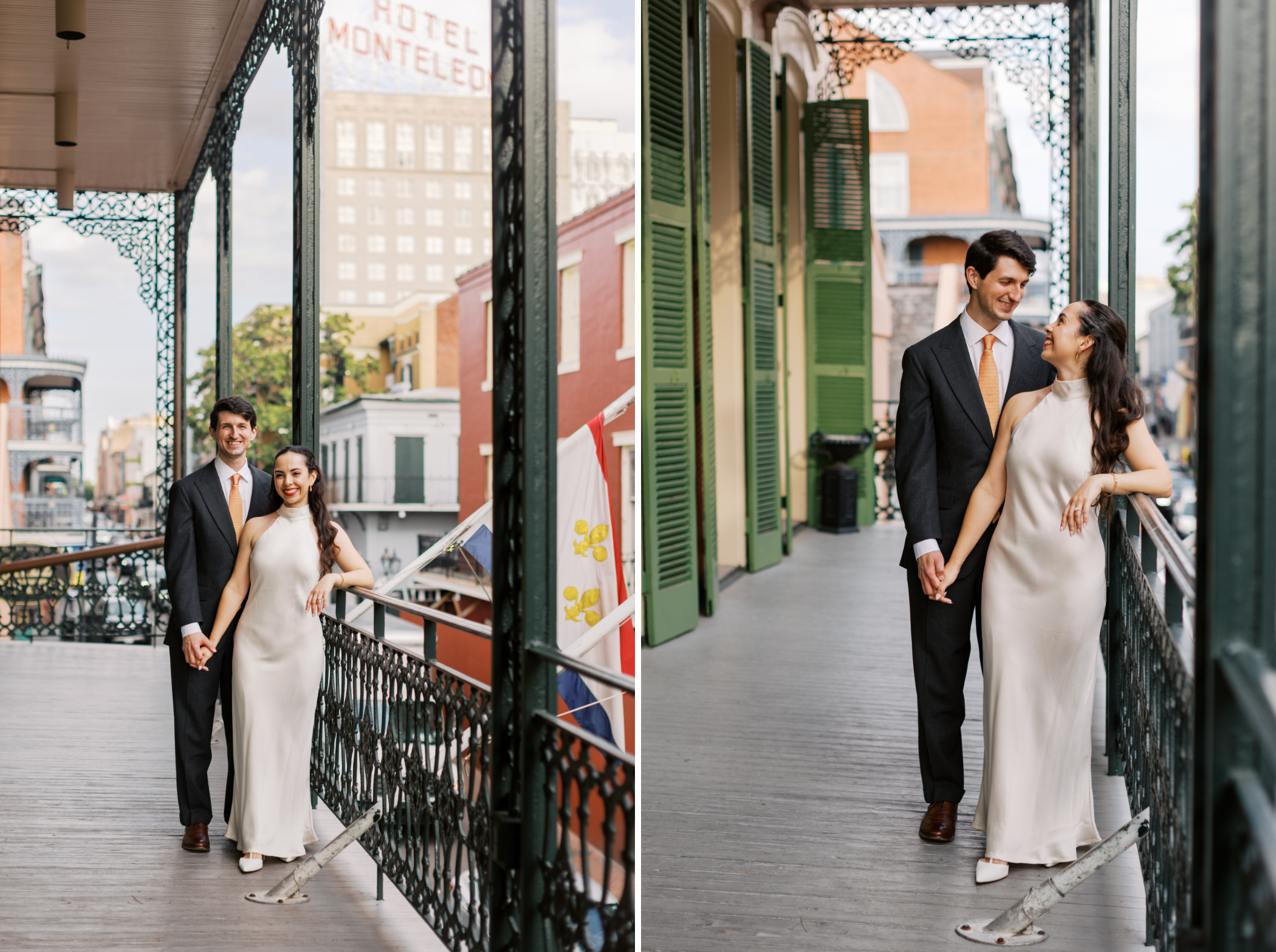 02 french quarter balcony couple golden hour 1