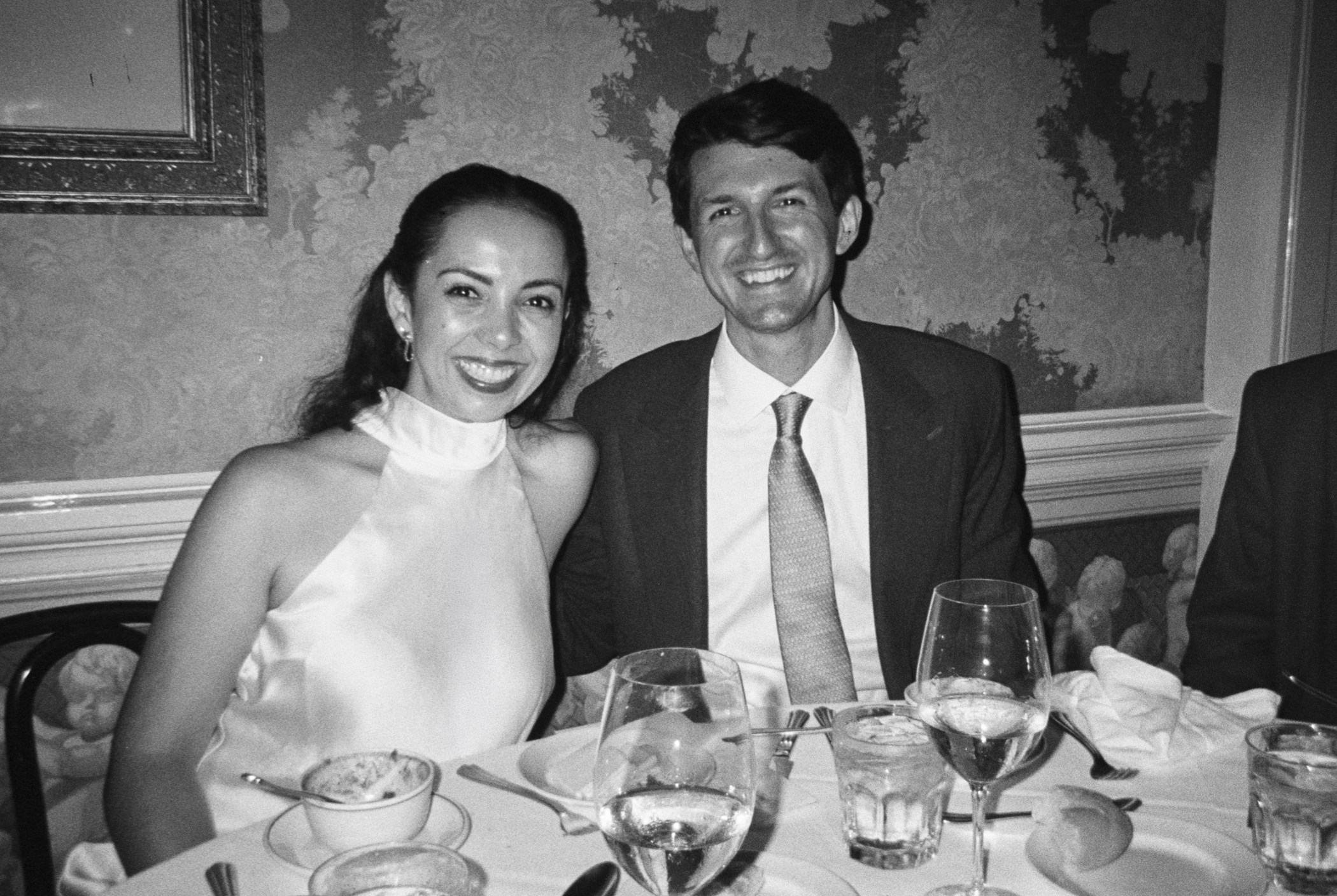 18 rehearsal dinner couple 35mm portraits 1