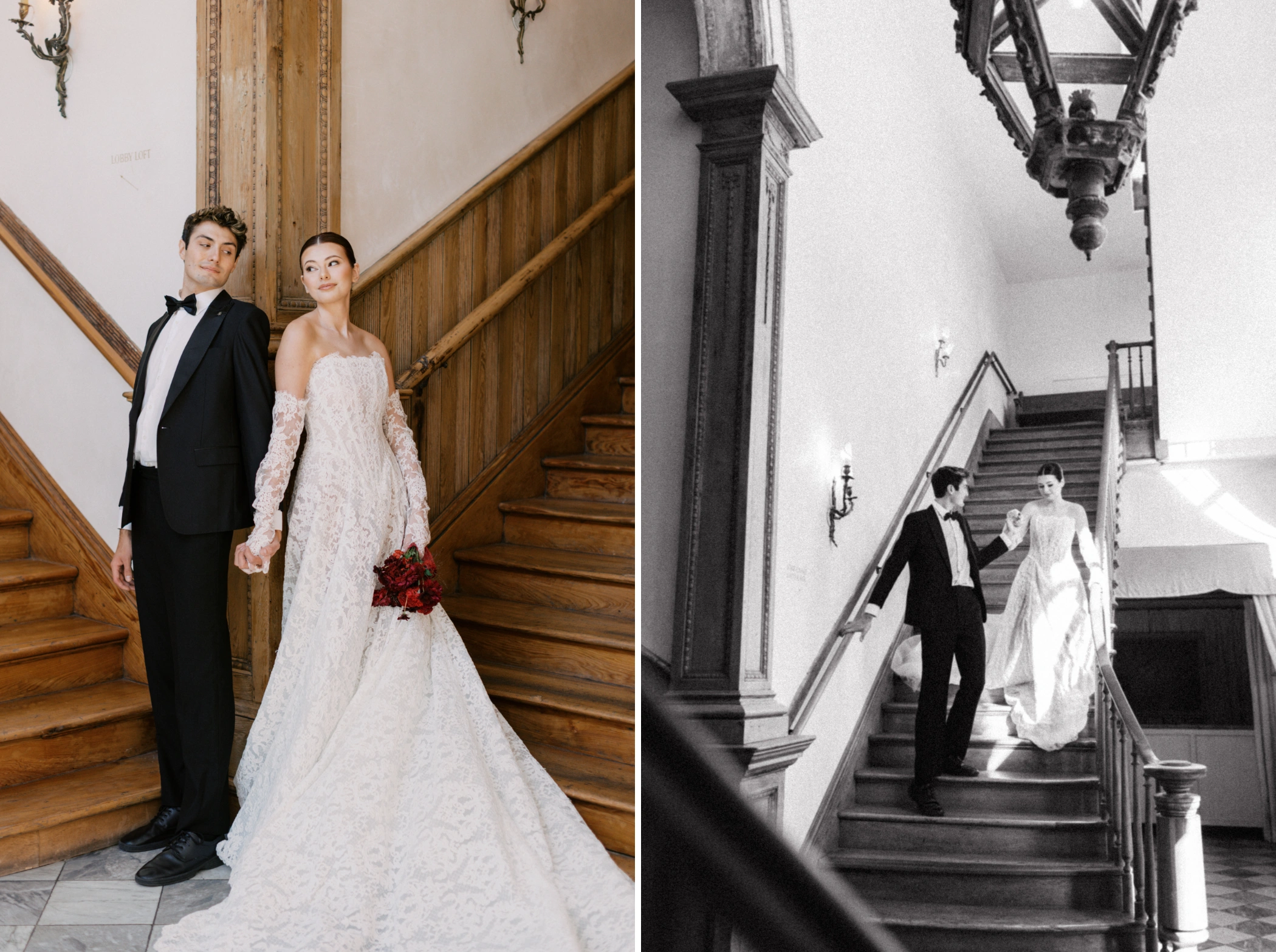 Your Wedding Getting Ready Space: The Third Venue That Tells Your Story 6 07 first look staircase hotel peter and paul new orleans