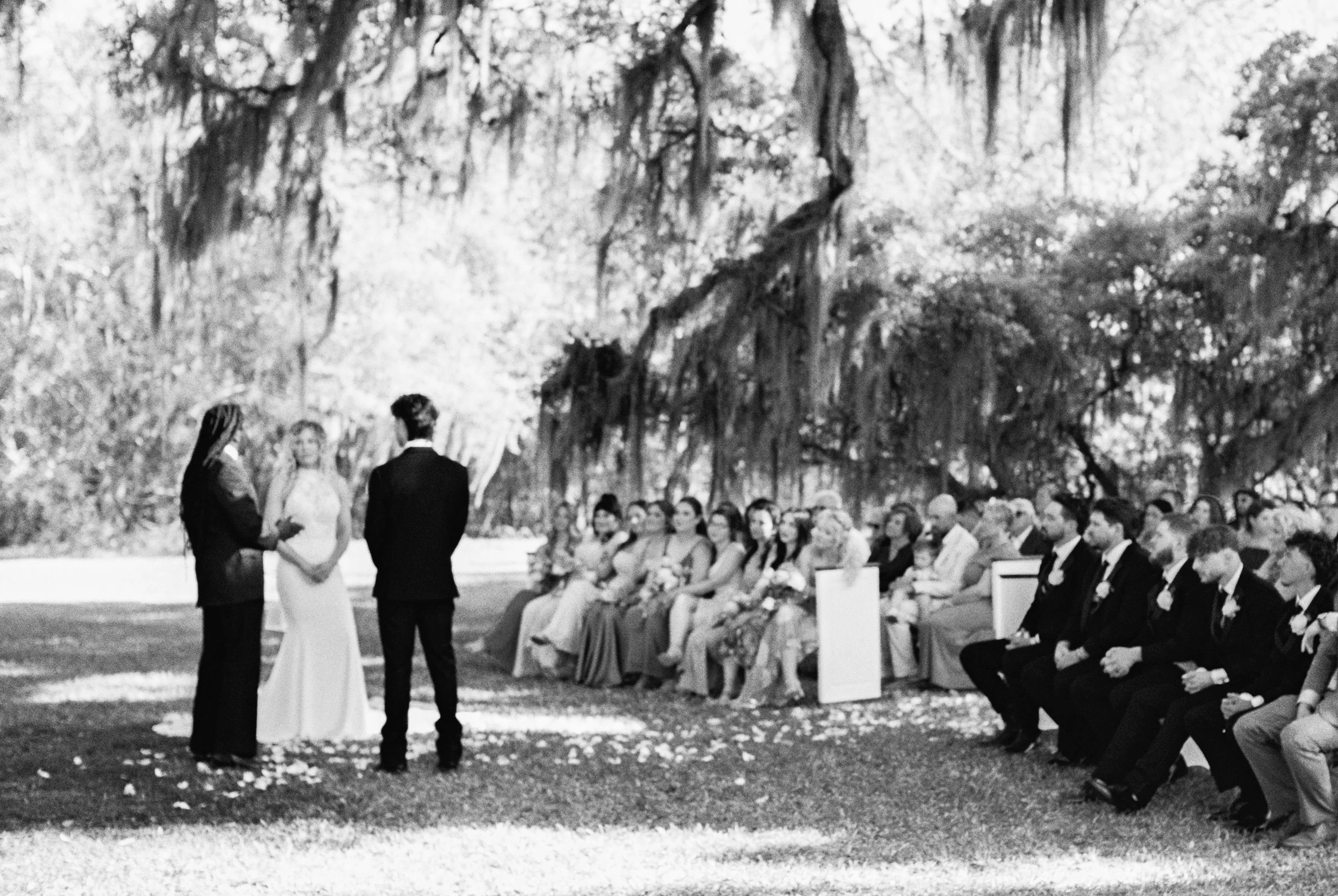 outdoor wedding ceremony