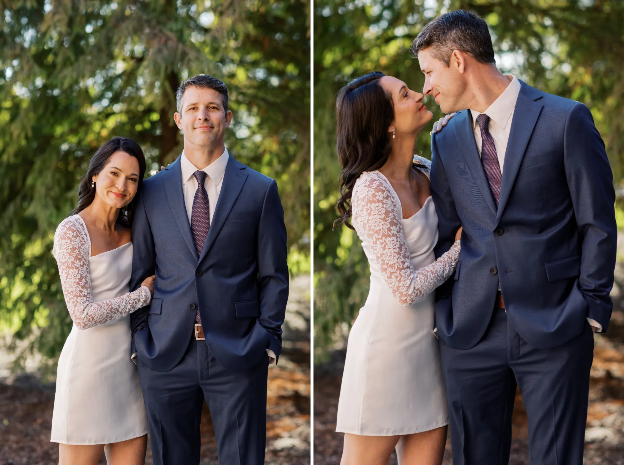 Bayou Rum Distillery Portraits: Lisa & Chris's Secret Elopement Celebration 7 07 courtyard golden hour couple