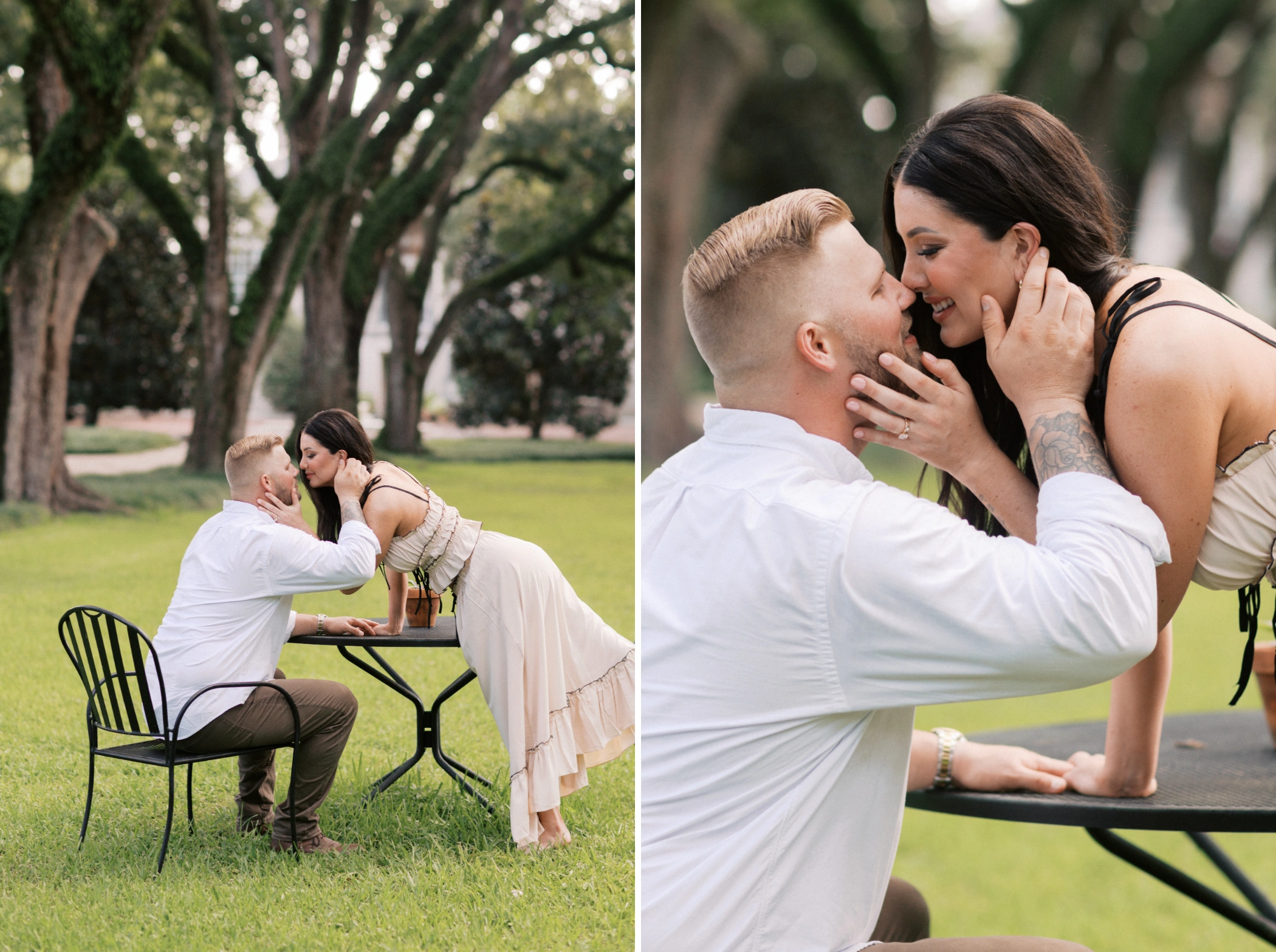 14 couples portrait longue vue trees
